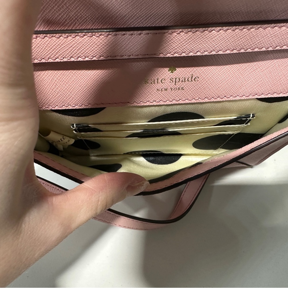 Kate Spade Pink Leather Envelope crossbody bag - Picture 4 of 10